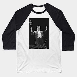 Placido Domingo BW Photograph Baseball T-Shirt